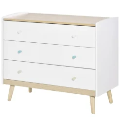 Homcom - Cajonera infantil con 3 cajones