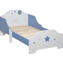 Homcom - Cama infantil estrellas Azul/Blanco* Estilo De Vida