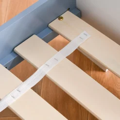 Homcom - Cama infantil estrellas Azul/Blanco* Estilo De Vida