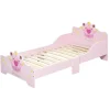 Homcom - Cama infantil Madera Rosa* Estilo De Vida