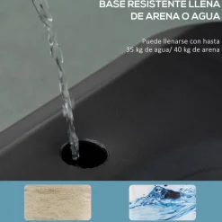 Homcom - Canasta completa baloncesto con base 314 cm* Deportes