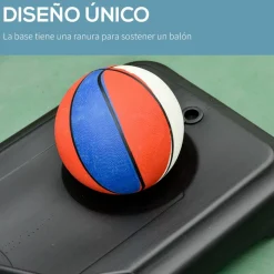Homcom - Canasta de baloncesto de pie ajustable de 295-261 cm* Deportes