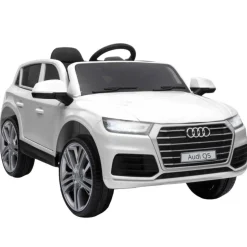 Homcom - Coche Eléctrico Audi Q5 Blanco* Vehículos De Batería O A Pedales