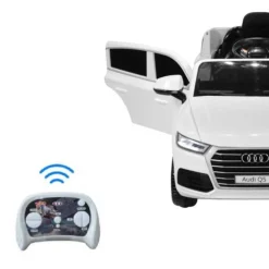 Homcom - Coche Eléctrico Audi Q5 Blanco* Vehículos De Batería O A Pedales