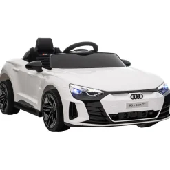 Homcom - Coche eléctrico Audi RS e-tron GT blanco* Vehículos De Batería O A Pedales