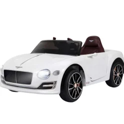 Homcom - Coche Eléctrico Bentley GT Blanco con control remoto* Vehículos De Batería O A Pedales