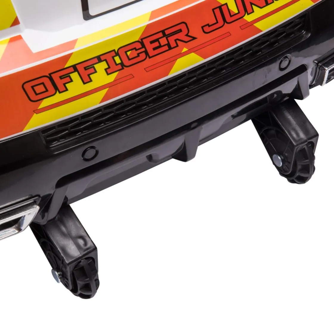 Homcom - Coche eléctrico de policía con mando* Vehículos De Batería O A Pedales