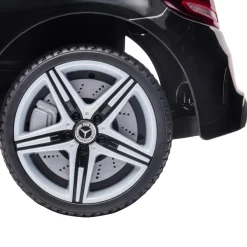 AIYAPLAY Homcom - Coche eléctrico Mercedes SLC 300 Negro con mando* Vehículos De Batería O A Pedales