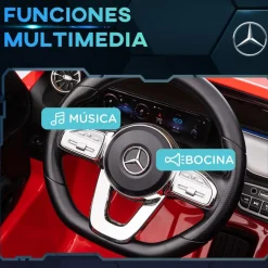 Homcom - Coche Eléctrico Mercedes-Benz EQA Rojo