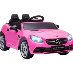 Homcom - Coche eléctrico Mercedes rosa