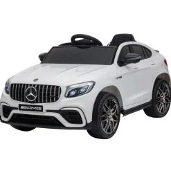 Homcom - Coche infantil eléctrico - Mercedes Benz AMG blanco