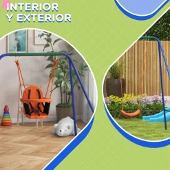 Outsunny Homcom - Columpio infantil individual* Columpios