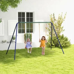 Outsunny Homcom - Columpio infantil doble asiento* Columpios