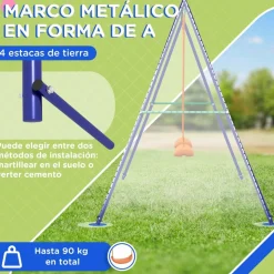 Outsunny Homcom - Columpio infantil doble asiento* Columpios