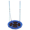Homcom - Columpio Nido Infantil Azul y Negro