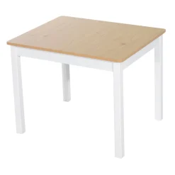 Homcom - Conjunto Mesa + Banco + 2 sillas infantiles Madera* Entretenimiento·Hamacas Y Columpios|Estilo De Vida