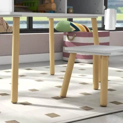 Homcom - Conjunto Mesa + silla con accesorios