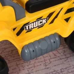 Homcom - Correpasillos 4 en 1 Excavadora Juguete* Vehículos De Batería O A Pedales