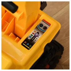 Homcom - Correpasillos camión excavadora 2 en 1