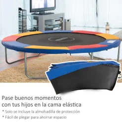 Homcom - Cubierta de protección para cama elástica Ø 305 cm multicolor* Camas Elásticas