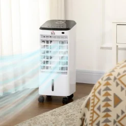 Homcom - Enfriador de Aire Portátil 3,5L