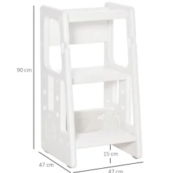 Homcom - Escalón elevador Taburete aprendizaje* Estilo De Vida