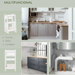 Homcom - Escalón elevador Taburete aprendizaje* Estilo De Vida