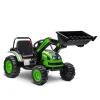 Homcom - Excavadora Tractor Vehículo de batería Verde* Vehículos De Batería O A Pedales