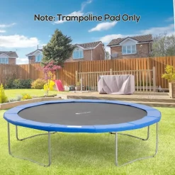 Homcom - Funda acolchada de protección borde camas elásticas 366 cm Azul* Camas Elásticas