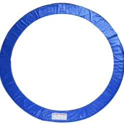 Homcom - Funda acolchada de protección borde camas elásticas 244 cm Azul