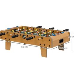 Homcom - Futbolín de mesa 18 jugadores