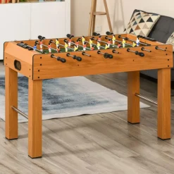 Homcom - Futbolín madera 122 x 61 cm* Deportes|Futbolines