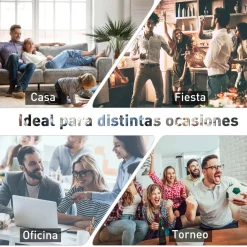 Homcom - Futbolín madera 122 x 61 cm* Deportes|Futbolines