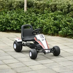 Homcom - Go Kart infantil pedales