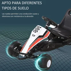 Homcom - Go Kart infantil pedales