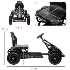 Homcom - GoKart a pedales