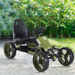 Homcom - Go-Kart a pedales para niños* Vehículos De Batería O A Pedales