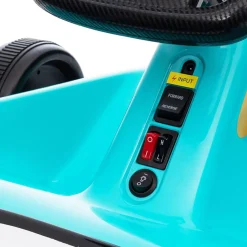 AIYAPLAY Homcom - Kart eléctrico Azul con luz y música