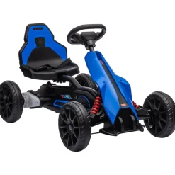 Homcom - Kart Eléctrico Azul