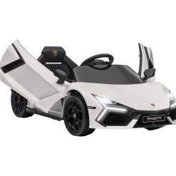 AIYAPLAY Homcom - Lamborghini Revuelto eléctrico Blanco con mando
