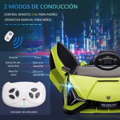 Homcom - Lamborghini SIAN eléctrico verde