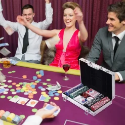 Homcom - Maletín de poker profesional