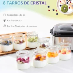 Homcom - Maquina para hacer Yogures* Figuras De Acción