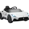 AIYAPLAY Homcom - Maserati MC20 eléctrico Blanco con mando