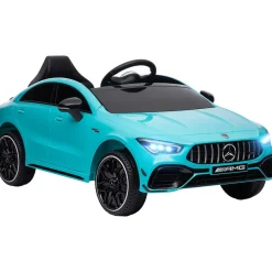 AIYAPLAY Homcom - Mercedes Benz AMG CLA 45 eléctrico Azul con mando* Vehículos De Batería O A Pedales