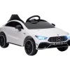 AIYAPLAY Homcom - Mercedes Benz AMG CLA 45 eléctrico Blanco con mando