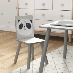 ZONEKIZ Homcom - Mesa con 2 sillas Panda