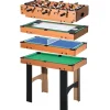 Homcom - Mesa multijuegos 4 en 1