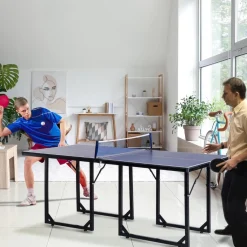 Homcom - Mesa Ping Pong plegable con red* Deportes