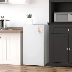 Homcom - Mini Nevera Blanca con Congelador 91L* Figuras De Acción